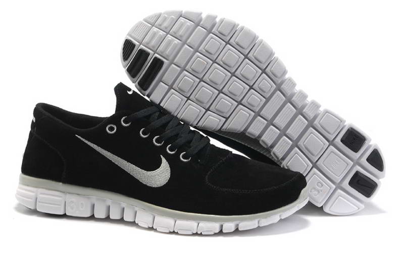 Nike Free 3.0 Fur Mens Shoes Black White